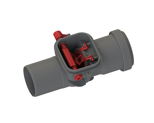 Клапан обратный канализационный d50 СТАНДАРТ