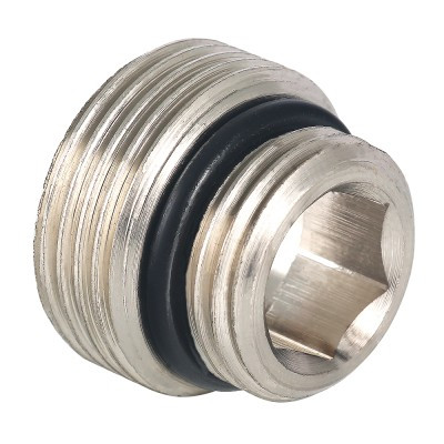 Адаптер для узла нижнего подключения радиаторов 1/2"х3/4" НР VT.AVK01