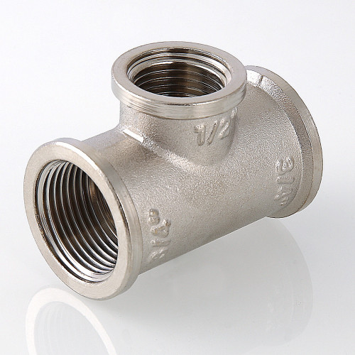 Тройник переходной 3/4"-1/2"-3/4" В-В-В латунь VTr.750