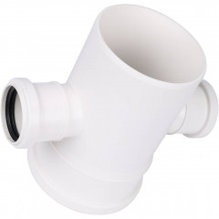 Крестовина канализационная бесшумная одноплоскостная 110х50х50/45 УЮТ КОНТУР