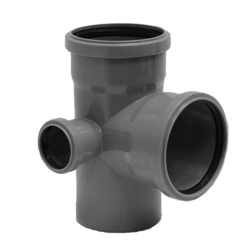 Крестовина двухплоскостная левая канализационная d110х110х50/90 СТАНДАРТ