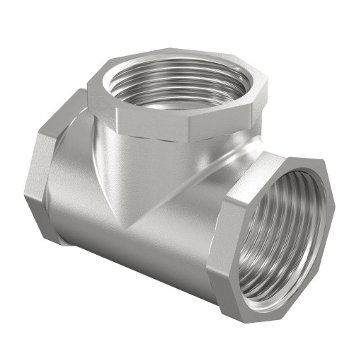 Тройник 1.0" В-В-В латунь LD