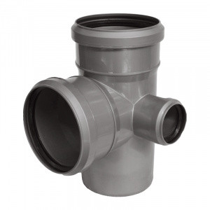 Крестовина двухплоскостная правая канализационная d110х110х50/90 СТАНДАРТ