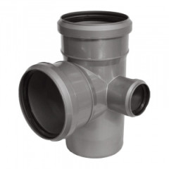 Крестовина двухплоскостная правая канализационная d110х110х50/90 СТАНДАРТ