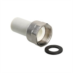 Штуцер с накидной гайкой ВР ф25х1.0&quot; ПП(б) VTp.722