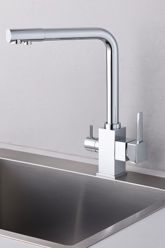 Смеситель для кухни одноручный с подключением к фильтру питьевой воды GEP18-A076