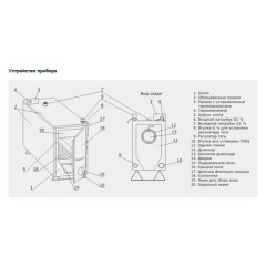 Котел твердотопливный WARMOS-TT-25K одноконтурный