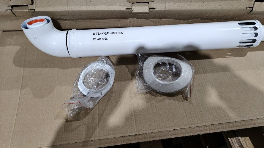 Комплект коаксиальный 60/100 White (Navien,Baxi ECO Nova/Classic) УЦЕНКА 151204