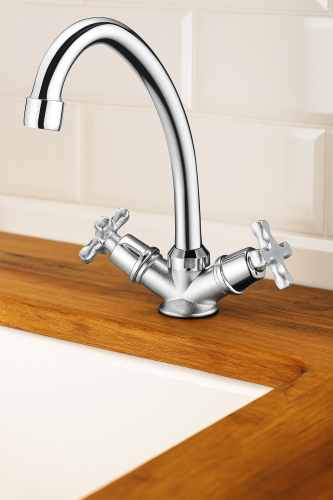 Смеситель для кухни двуручный JIK4-A102-A