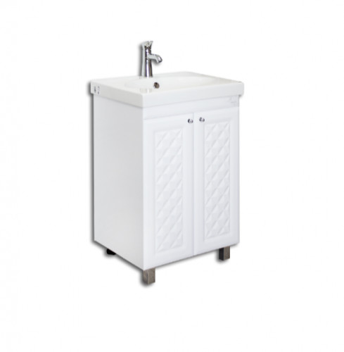 Тумба JUST 60 белая SANITA LUXE УЦЕНКА