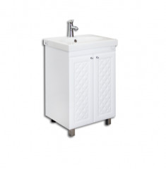 Тумба JUST 60 белая SANITA LUXE УЦЕНКА