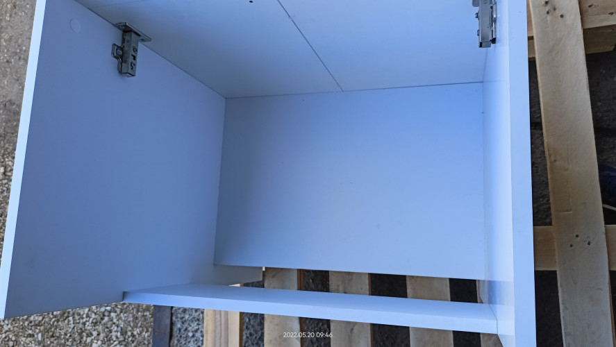 Тумба JUST 60 белая SANITA LUXE УЦЕНКА