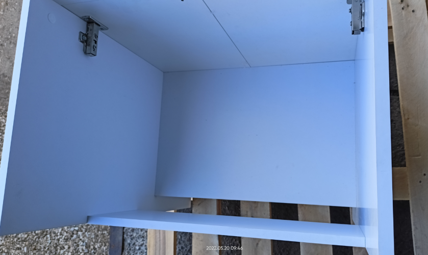 Тумба JUST 60 белая SANITA LUXE УЦЕНКА