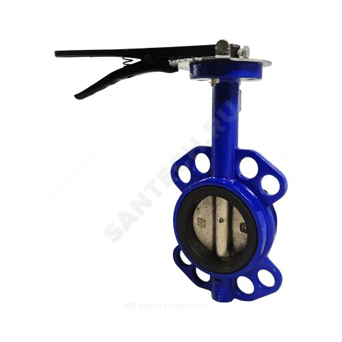 Затвор поворотный DN150 Ру16 диск чугун