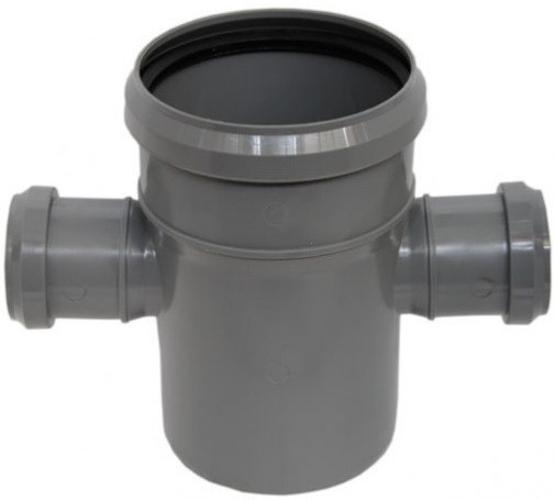 Крестовина одноплоскостная канализационная d110х50х50/90 СТАНДАРТ