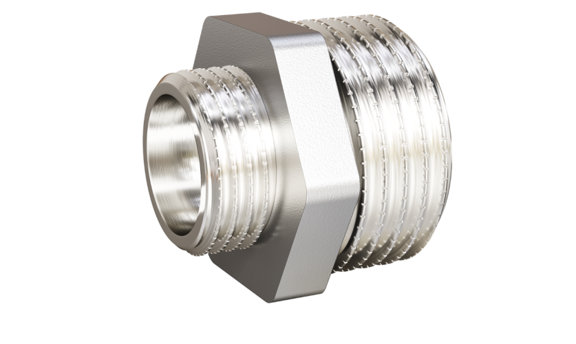 Ниппель переходной 6/4"-5/4" Н-Н латунь LD