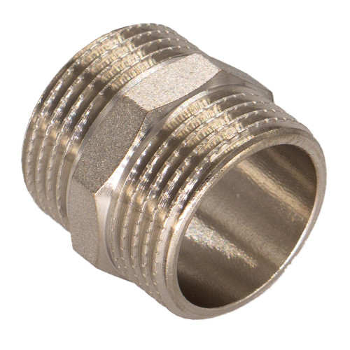 Ниппель 1/2"-1/2" Н-Н латунь СТМ