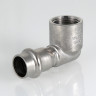 Угольник из нержавеющей стали ВР 28х3/4"/90 пресс VTi.952