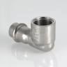 Угольник из нержавеющей стали ВР 28х3/4"/90 пресс VTi.952