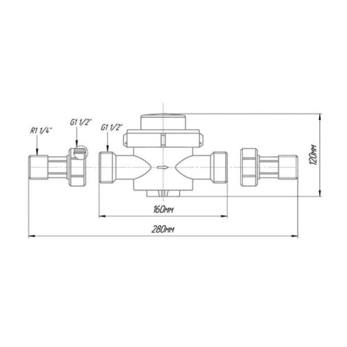 Счетчик горячей воды СВКМ-32 со штуцерами НОРМА