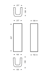 Пьедестал  NEXT SANITA LUXE