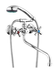 Смеситель для ванны двуручный QMT7-A722