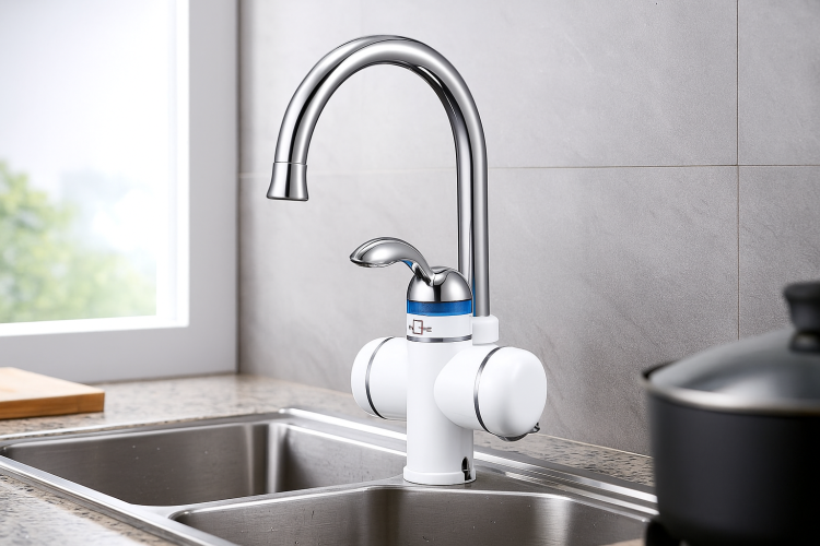 Смеситель для кухни одноручный ЕC-200 с функцией подогрева