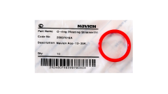 Кольцо уплотнительное для фильтр-грязевик (красное) к Deluxe, Ace, Atmo, Deluxe Plus (20007016A)