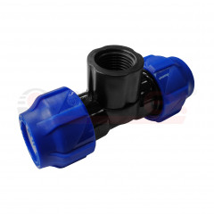 Тройник разъемный ВР ф25х3/4&quot; ПЭ VF