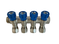 Коллектор 4 выхода х3/4" х1/2"х16 Н-В латунь ZEGOR QS-1642