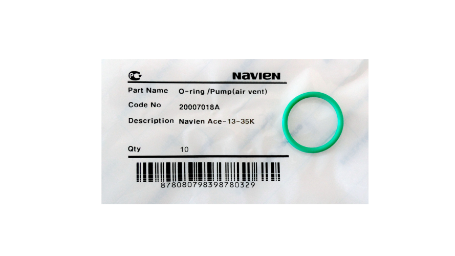 Кольцо уплотнительное для воздухоотводчика (зеленое) к Deluxe, Ace, Atmo, Deluxe Plus (20007018A)