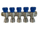 Коллектор 5 выхода х3/4" х1/2"х16 Н-В латунь ZEGOR QS-1652