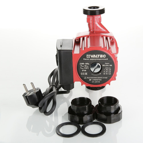 Насос циркуляционный RS 25/8-180 с гайками VRS.258 VT