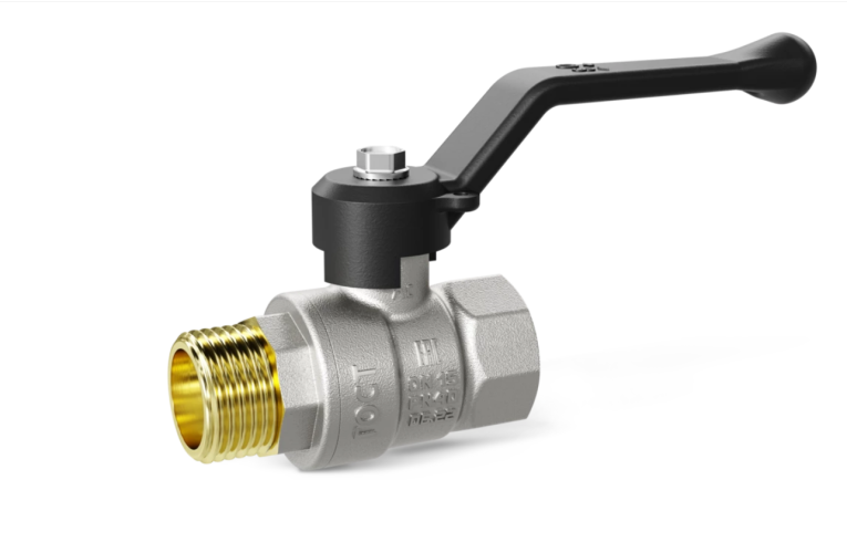 Кран шаровой латунный LD Pride 47.15 Ду15 В-Н рычаг с биркой