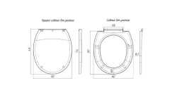 Сидение для унитаза АНИ WSO100 PP