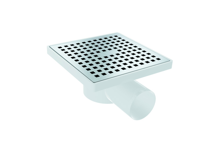 Трап горизонтальный d50 сухой затвор.белый T502-6