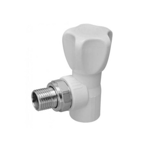 Вентиль радиаторный угловой НР ф20х1/2" ПП(б) КОНТУР