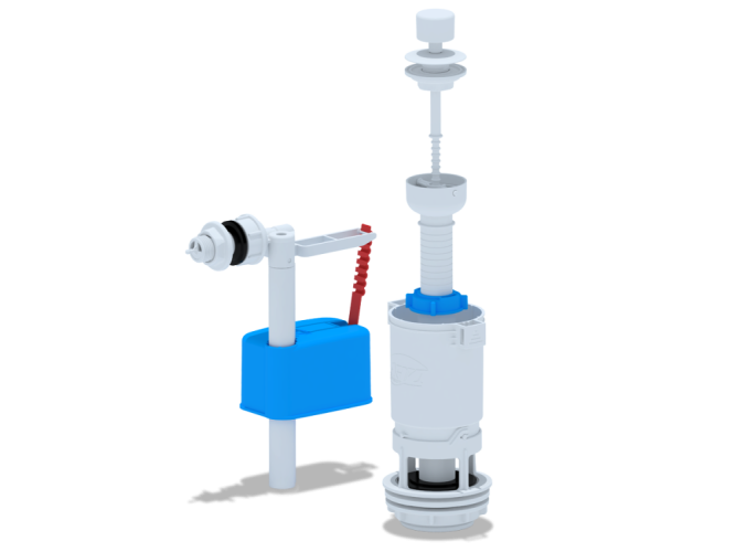 Арматура запорная АНИ WC4050 ручка шток боковой подвод воды