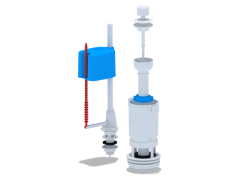 Арматура запорная АНИ WC4550 ручка шток нижний подвод воды