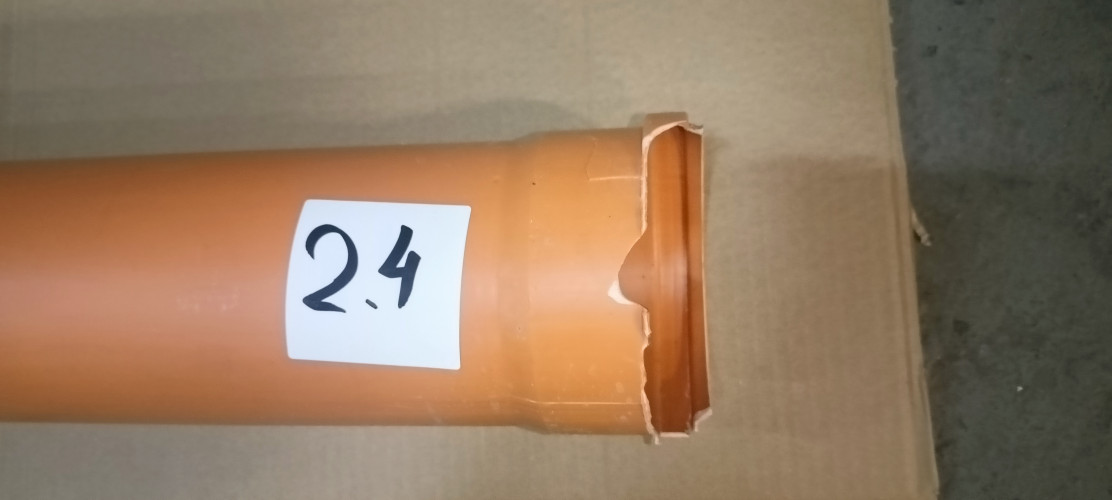 Труба канализационная наружная ф110х3.2х2000 SN4 ХЕМКОР уценка