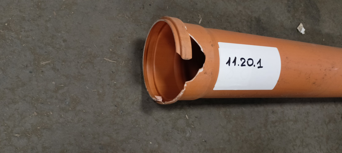 Труба канализационная наружная ф110х3.2х2000 SN4 ХЕМКОР уценка