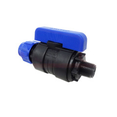 Кран шаровой разъемный НР ф40х1 1/4&quot; ПЭ VF