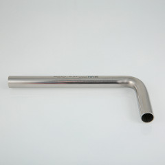 Отвод из нержавеющей стали 15/90 L= 70х160 мм пресс VTi.960