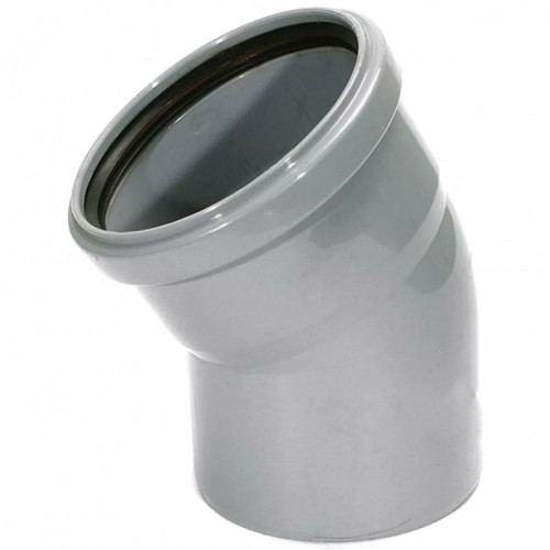 Отвод канализационный d50х15 СТАНДАРТ