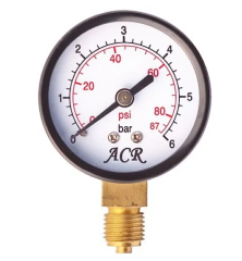 Манометр радиальный 6 атм