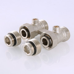 Узел прямой нижнего подключения радиатора 1/2&quot;х3/4&quot; Евроконус VT.345K