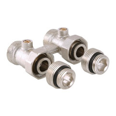 Узел прямой нижнего подключения радиатора 1/2&quot;х3/4&quot; Евроконус VT.345K