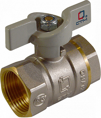 Кран шаровой 1/2" в/в бабочка СТМ