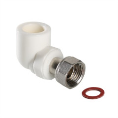 Угольник с накидной гайкой ф25х3/4&quot; ПП(б) VTp.758