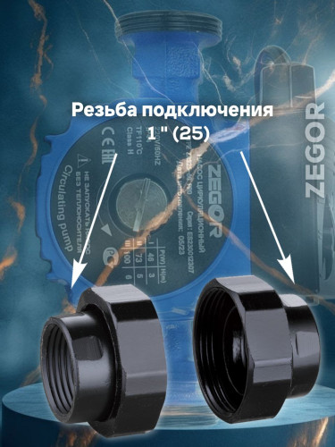 Насос циркуляционный бесшумный ZRS25/4G-180 Pro ZEGOR